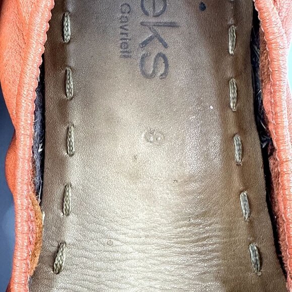 Tieks Classic Ballet Flats Poppy Orange Size 8 - Picture 15 of 15